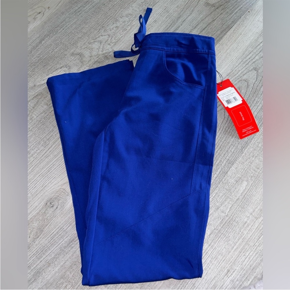 Dark Blue Grey’s Anatomy straight leg scrub pants
